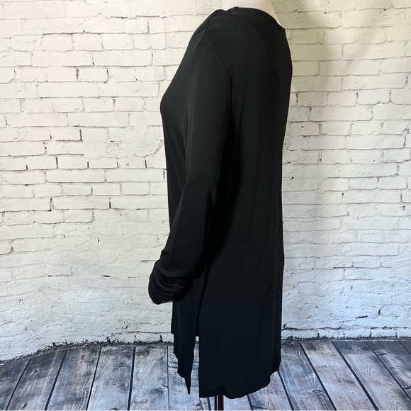 🎉HP🎉 Byblos Rayon Loose Long Sleeve Top Lagenlook Tunic Made in Italy SZ 44 EUC - Picture 4 of 12